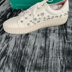 Women's White Embellished Sneakers by Lauren Lorraine Size 10 Photo 0