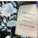 Torrid Harper Studio Blouse 5X Black Floral Crepe De Chine Flutter Career Casual Photo 11