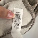 Anthropologie  Weston Wear Piped Peplum Grey Sleeveless Lace Top Size Medium Photo 6