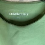We Wore What NWT  Racerback Bra Top High Neck Fair Green Size M Photo 2