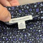 American Eagle  Outfitters Dark Blue Floral Skater‎ Skirt Waist & Length 14” Photo 3