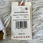 Good American NEW  Always fits Triangle bikini top dirty olive001 size Small Photo 4