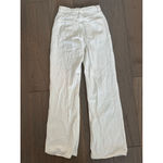 ZARA Women's  White Wide Leg Jeans Size 0 Photo 3