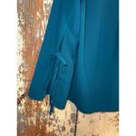 Women's Eden Society Tie Sleeve Blouse Bell Sleeve Size Large Blue Photo 1