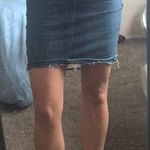 Just Black Denim Mid Thigh Denim Skirt Photo 0