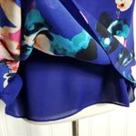 Sam Edelman  Strappy Caged  V-Neck Floral Top, Large Photo 5