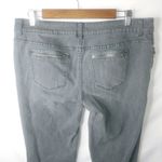 Vera Wang Vera 14P 34x29 Dusty Black Zipper Accent Straight Jeans Plus Photo 6