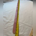 Alessandro Albanese Light pink and White Leather belt strap size 46” long Photo 5