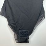 TA3 Black Long Sleeve Corset Bodysuit Size M Size M Photo 4