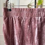 Anthropologie NWOT Tina + Jo Josephine Velvet Taper Trousers Pants Mauve $138 M Photo 7