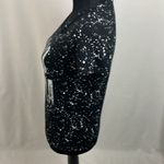 Grayson Threads  Good Karma Black Distressed Graphic Tee woman’s size xtra small Photo 2