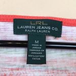 Lauren Ralph Lauren Jeans Co. Women’s Striped Crochet Square Neck Tank Blouse Red Size M Photo 5