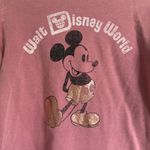 Disney Walt  World Mickey Mouse Cropped Long Sleeve ShirtPink size XS Photo 1