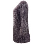 NWOT Search For Sanity Size M Woman Purple Fuzzy Long Photo 2