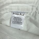 Studio Blue New With Tags White Distressed Jean Shorts Size 31 Photo 5