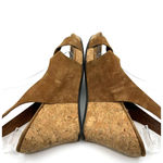 UGG  Hazel Brown Suede Wedge Sandals Women's 8 US Photo 6