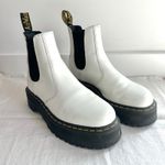 Dr. Martens  2976‎ Quad Platform Chelsea Boots White Leather Women's US 7 EU 38 Photo 4