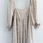 Storia Boutique Puff Sleeve Printed Boho Square Neck Maxi Dress Photo 7