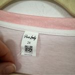 Pink Lady Pink Ombre Animal Print Short Sleeve Tee Shirt Womens 2X Casual Boho Photo 5