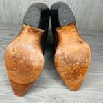 El general leather embroidered cowboy / cowgirl western boots shoes 6 Brown Photo 5