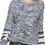 Karl Lagerfeld Paris Womens Cable Knit Balloon Sleeve Pullover Sweater In Size S Photo 0