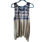 Free People  Tie Dye Striped Tunic Top, Size Small Photo 1