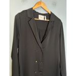 L'Academie The Military Dress Long Sleeve Black Double Breasted Size Medium Photo 3