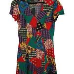 Dangerfield Patchwork Mini Dress Retro Vintage Inspired Floral Paisley Sz 4 New Photo 0