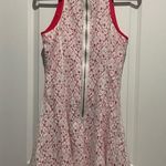 Francesca's  buttons barbie pink lace overlay dress Photo 1