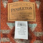 Pendleton VTG‎  Wool Blanket Vest Southwest Western Aztec Native American Sz L Photo 1