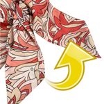 Pacific&Co Women’s XS NY &  Pink Cream Ruched Side Tie Top Blouse Photo 9