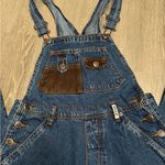 Unisex Vintage Blue Denim Overalls Size M Photo 1