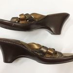 I Love Comfort Bronze Metallic Sandals Brown Size 9 Photo 5