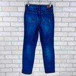 Judy Blue Button Fly Distressed Boyfriend Jeans - Dark Blue Size 7/28 Photo 7