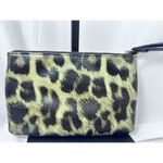 Kate Spade Leopard Wristlet Nylon Pouch Strap Photo 2