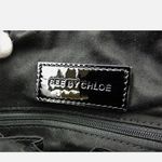 See By Chloe EUC Joy-Ride 2Way Hand/Shoulder Bag, Velour & Enamel, Black Photo 1