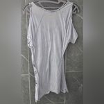 Cotty On Rhinestone Paisley Floral Heart Blue Vintage Off Shoulder Shirt Small Gray Photo 1