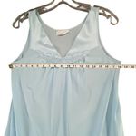 Vassarette Vintage Robe Night Dress S Baby Blue Nylon Night Gown Grannycore USA Photo 6