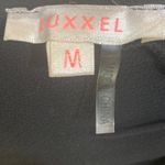 Luxxel Floral embroidered black maxi dress ladies medium halter evening gown Photo 10