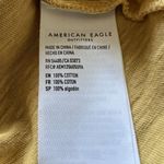 American Eagle  Yellow‎ Cropped Tank Size Small Button Front Boho Peasant Hippie Photo 6