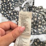 & Other Stories & OTHER STORIES Floral Button Down Cropped Jumpsuit Blue Sz 8 Photo 5