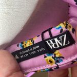 ZARA Satin Floral Midi Dress Size Large Photo 9