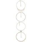 8 Other Reasons Clairvoyance Choker in Gold New Womens 4 Necklaces Photo 1