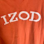 IZOD GOLF (M) PEACH PULLOVER SWEATSHIRT RIB TEXTURE TO SIDE PANELS PREOWNED Photo 2