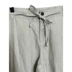 The North Face Striped Drawstring Linen Roll Up Hem Pants Lagenlook Light Sz 12 Photo 5