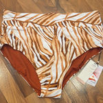 Calia wide band high rise bikini bottom‎ 1X NWT, tummy control bathing suit Brown Photo 0