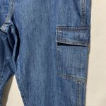 Universal Thread Cargo Boyfriend Jeans Mid Rise 100% Cotton Medium Wash Size 14 Blue Photo 8