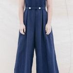 Nikki Chasin Nella Jumpsuit Navy Blue Wide Leg Size XS Photo 0