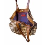 Robert Zur RINA Tote True Glove Leather Chestnut Brown & Beige Large Travel tote Photo 2