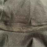 Lulus Lulu’s Black Peplum Top w/Adjustable Straps & Sheer Nylon Waist Detail Size Sm. Photo 6